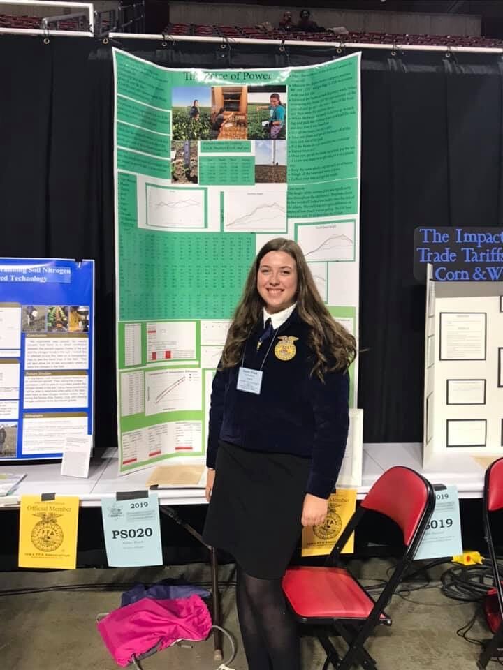 Kaeley Einck presents ag research